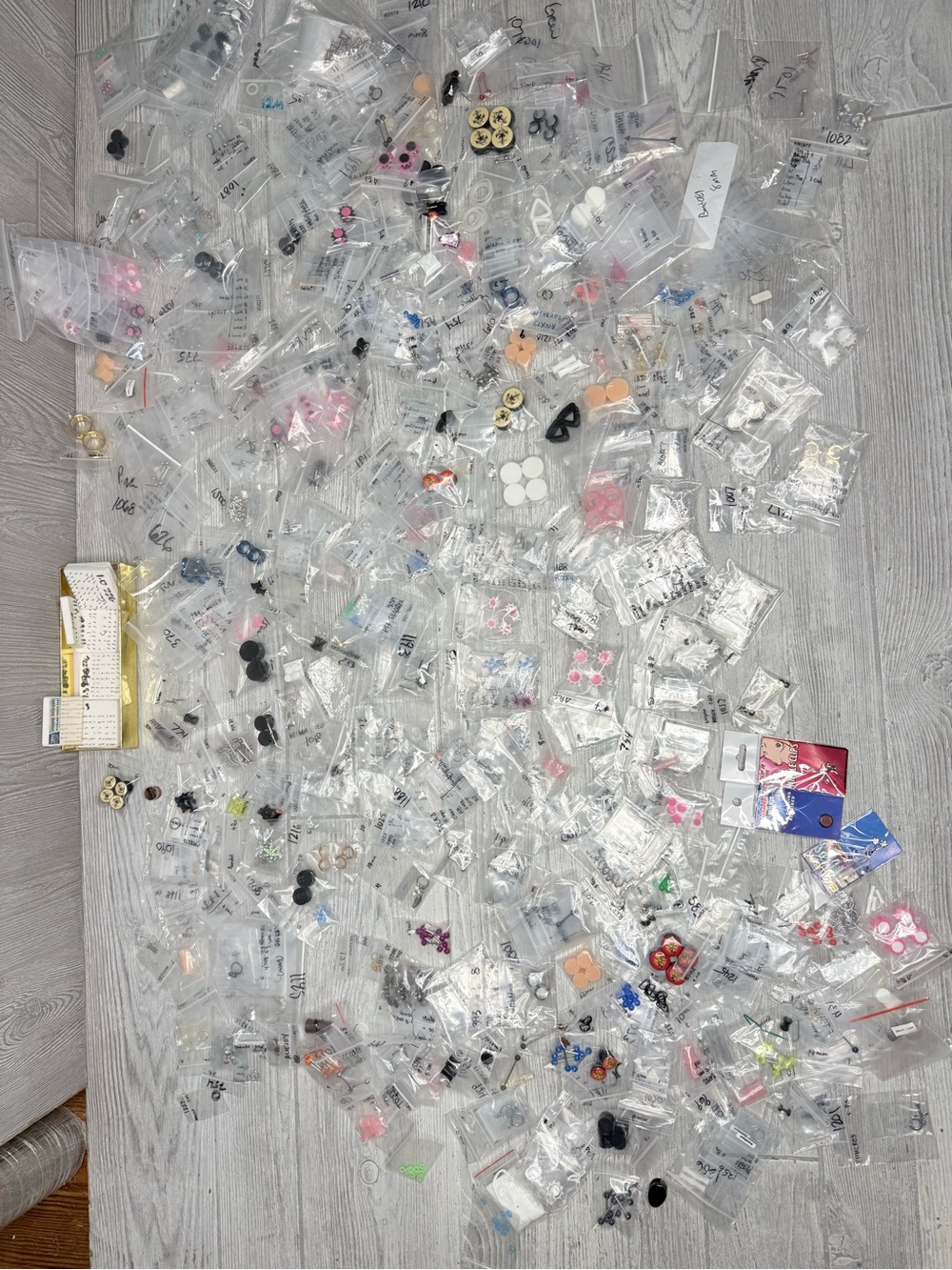 Hundreds of new body piercings ears belly gauges &. more piercing studio jewelry